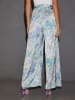 LA Angels Marlenehose in Hellblau/ Flieder
