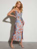 LA Angels Kleid in Hellblau/ Braun