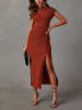 LA Angels Kleid in Cognac