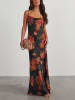 LA Angels Kleid in Schwarz/ Orange