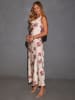 LA Angels Kleid in Creme/ Bordeaux