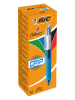 Bic Vierfarb-Druckkugelschreiber "4 colours" - 12 Stück