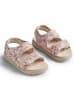 Wheat Sandalen paars/crème