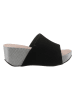 Heine Sleehakslippers zwart