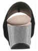 Heine Sleehakslippers zwart