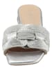 Heine Slippers zilverkleurig