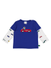 Fred´s World by GREEN COTTON Longsleeve "Motor layer" in Blau/ Weiß