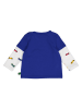 Fred´s World by GREEN COTTON Longsleeve "Motor layer" in Blau/ Weiß