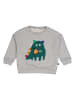 Fred´s World by GREEN COTTON Sweatshirt "Hello monster" in Grau