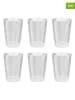 Stelton 6-delige set: drinkglazen "Pilastro" transparant - 240 ml