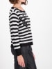 monari Pullover in Schwarz/ Weiß