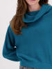 monari Rollkragenpullover in Blau