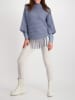 monari Poncho in Blau