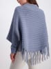 monari Poncho blauw