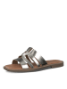 Tamaris Leren slippers goudkleurig