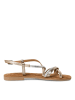 Tamaris Leren sandalen goudkleurig/zilverkleurig
