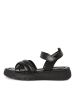 Tamaris Leren sandalen zwart
