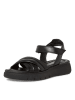 Tamaris Leren sandalen zwart