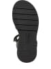 Tamaris Leren sandalen zwart