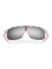 Siroko Okulary sportowe unisex "PhotoChromic" w kolorze biało-szarym