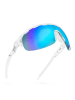 Siroko Unisekssportbril "K3" wit/blauw