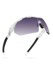 Siroko Unisekssportbril "K3 S" wit/donkerblauw