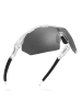 Siroko Unisekssportbril "K3 S" wit/grijs