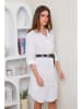 Rodier Lin Leinen-Kleid in Weiß