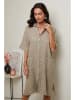 Le Monde du Lin Leinen-Kleid in Beige