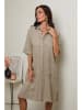 Le Monde du Lin Leinen-Kleid in Beige