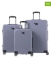 Murano 3tlg. Hardcase-Trolleyset in Grau