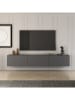 Evila Szafka RTV "West" w kolorze antracytowym - 150 x 30 x 32 cm