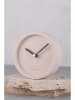 Evila Deco klok beige - (B)12 cm