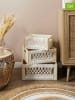 The Home Deco Kids 3er-Set: Aufbewahrungskisten in Beige