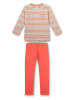 Sanetta Pyjama oranje/grijs