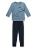 Sanetta Pyjama in Blau/ Dunkelblau