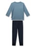 Sanetta Pyjama in Blau/ Dunkelblau