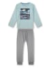 Sanetta Pyjama in Hellblau/ Grau