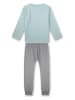 Sanetta Pyjama in Hellblau/ Grau