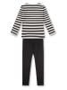 Sanetta Pyjama zwart/wit