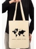 BAGmori Schultertasche in Creme - (B)35 x (H)40 x (T)8 cm