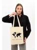BAGmori Schultertasche in Creme - (B)35 x (H)40 x (T)8 cm