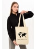 BAGmori Schultertasche in Creme - (B)35 x (H)40 x (T)8 cm