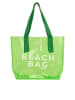 BAGmori Strandtasche in Grün - (B)43 x (H) 34 x (T)12 cm