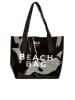 BAGmori Strandtasche in Schwarz - (B)43 x (H) 34 x (T)12 cm