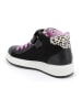 Primigi Leder-Sneakers in Schwarz/ Rosa
