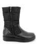 Primigi Leder-Winterstiefel in Schwarz