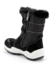 Primigi Leder-Winterstiefel in Schwarz
