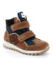 Primigi Leren winterboots bruin/donkerblauw