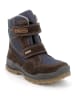 Primigi Leren boots donkerblauw/bruin